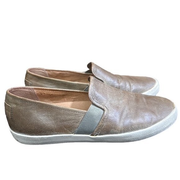 Frye Dylan Leather slip on Sneaker in Ash Size 10 - Picture 4 of 8